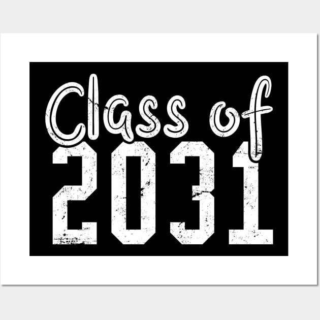 Class of 2031 Wall Art by hoopoe